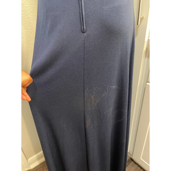 1970s Disco Dress Vintage Maxi Dress W/ Gem Details - Picture 7 of 11